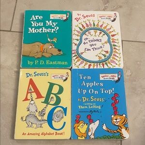 Dr. Seuss Bright and Early Board Books Set - Green, Blue, Yellow, Red